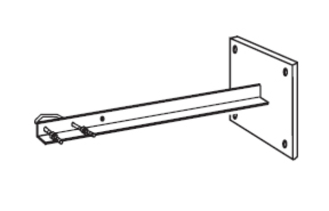 TRIAX 1911 Garra muro atornillable GMA-400 de 40 cm de longitud