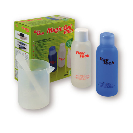 RAYTECH MAGIC-GEL Gel MAGIC GEL 1000 bicomponente en 2 botellas de 500cc (total 1l)