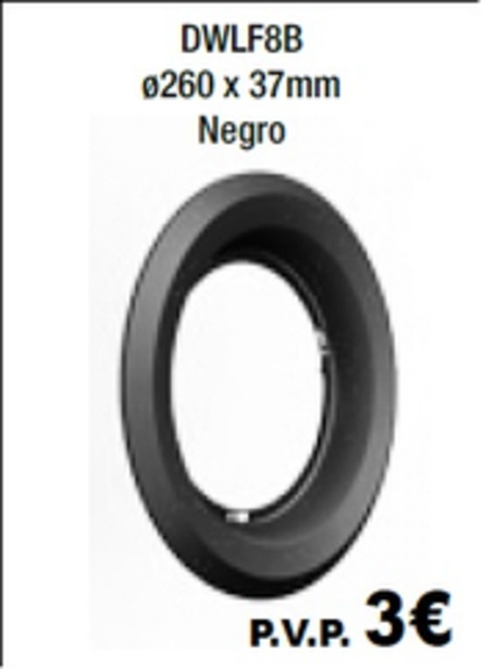 AIRIS DWLF8B ARO PARA DOWNLIGHT 8" NEGRO 