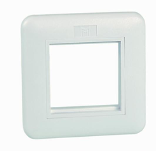 MMCONECTA CE45/4 Marco / bastidor 45x45 blanco nieve