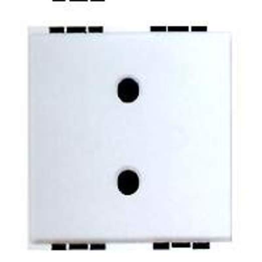 BTICINO N4122/2 BASE 2 POLOS 10A 250VAC 2 MODULO LIGHT